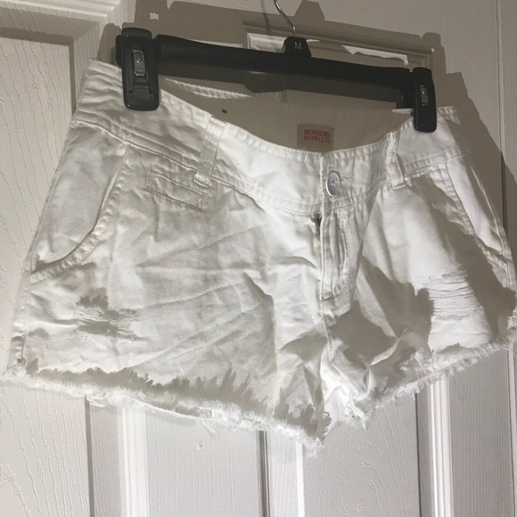 Mossimo Supply Co. Pants - ♥️White Distressed Shorts Size 7